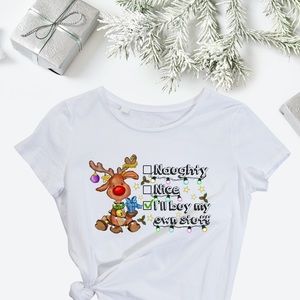 Naughty Nice Christmas T-Shirt